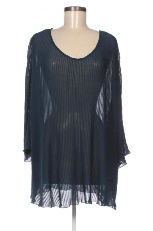Bluză de femei Ulla Popken, Mărime 5XL, Culoare Albastru, Preț 123,99 Lei, #136851582