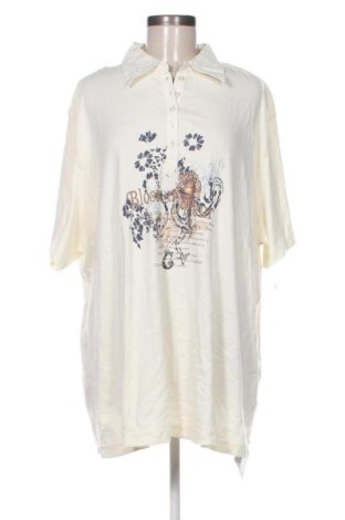 Γυναικεία μπλούζα Unbranded, Μέγεθος 4XL, Χρώμα Εκρού, Τιμή 18,99 €, #136853219