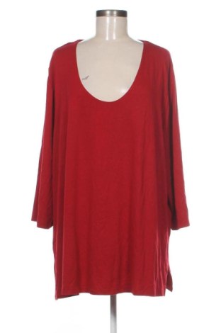 Bluză de femei Ulla Popken, Mărime 4XL, Culoare Roșu, Preț 122,99 Lei, #136854733