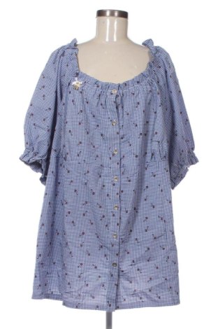 Bluzka damska Ulla Popken, Rozmiar 3XL, Kolor Kolorowy, Cena 97,99 zł, #136855124