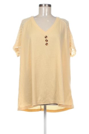 Дамска блуза Unbranded, Размер 5XL, Цвят Жълт, Цена 11,75 €, #136858476