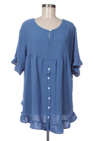 Дамска блуза Unbranded, Размер 3XL, Цвят Син, Цена 11,75 €, #136868297