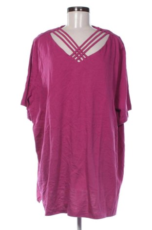 Bluzka damska Ulla Popken, Rozmiar 3XL, Kolor Różowy, Cena 83,99 zł, #136872883