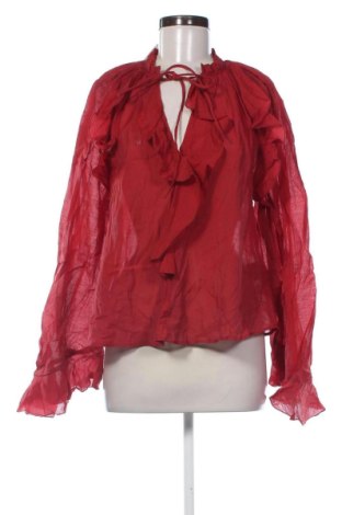Дамска блуза H&M, Размер XXL, Цвят Червен, Цена 11,24 €, #136750159