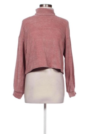 Damski sweter Bershka, Rozmiar M, Kolor Popielaty róż, Cena 42,87 zł, #136802233