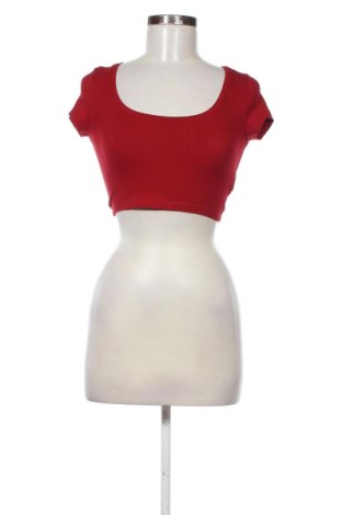 Damen Shirt Bershka, Größe S, Farbe Rot, Preis 10,55 €, #136848746