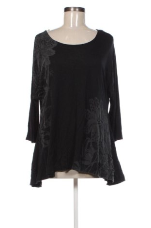 Bluzka damska Desigual, Rozmiar XXL, Kolor Czarny, Cena 81,23 zł, #136860463