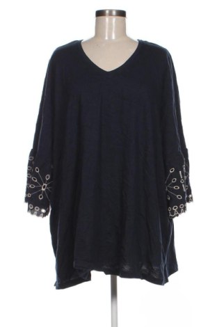 Damen Shirt Ulla Popken, Größe 3XL, Farbe Blau, Preis € 15,99, #136867212