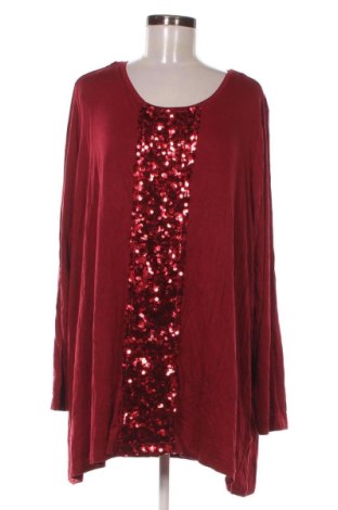 Dámská halenka Janina, Velikost 3XL, Barva Červená, Cena  359,00 Kč, #136872332