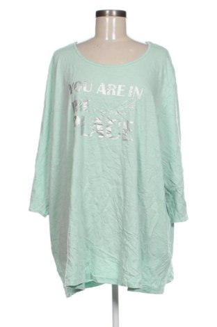 Дамска блуза Ulla Popken, Размер 5XL, Цвят Зелен, Цена 11,75 €, #136879108