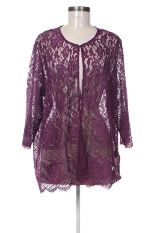 Cardigan de damă Ulla Popken, Mărime XXL, Culoare Mov, Preț 71,99 Lei, #136756758