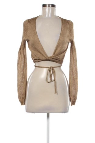 Cardigan de damă AND, Mărime M, Culoare Auriu, Preț 37,99 Lei, #136757273