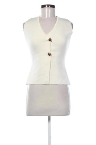 Дамска жилетка Zara, Размер S, Цвят Екрю, Цена 14,82 €, #136821214