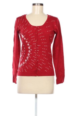 Damen Strickjacke Perlina, Größe M, Farbe Rot, Preis 21,00 €, #136835600