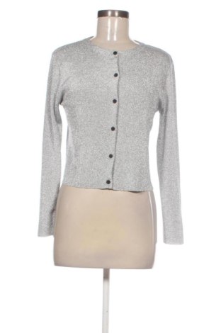 Cardigan de damă Zara, Mărime M, Culoare Argintiu, Preț 98,53 Lei, #136854819