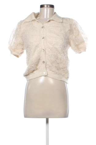 Cardigan de damă Zara, Mărime M, Culoare Ecru, Preț 83,99 Lei, #136868681