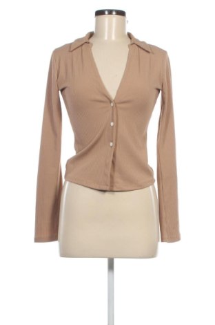 Dámská košile  Bershka, Velikost M, Barva Béžová, Cena  329,00 Kč, #136725188