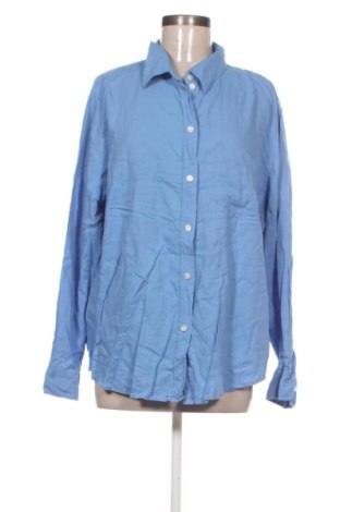 Γυναικείο πουκάμισο H&M, Μέγεθος 3XL, Χρώμα Μπλέ, Τιμή 15,99 €, #136777591