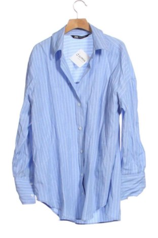 Cămașă de femei Zara, Mărime XS, Culoare Albastru, Preț 67,99 Lei, #136777797