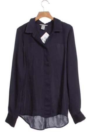 Cămașă de femei H&M, Mărime XS, Culoare Albastru, Preț 42,99 Lei, #136785791