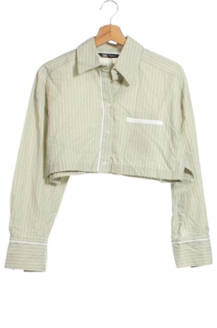 Дамска риза Zara, Размер XS, Цвят Зелен, Цена 9,71 €, #136788911