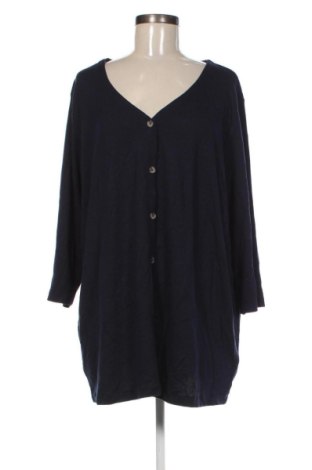 Γυναικείο πουκάμισο Unbranded, Μέγεθος 4XL, Χρώμα Μπλέ, Τιμή 16,99 €, #136840210
