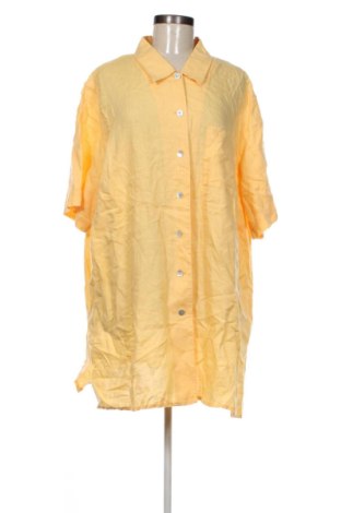 Дамска риза Ulla Popken, Размер 4XL, Цвят Жълт, Цена 18,40 €, #136853175