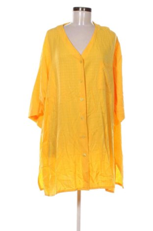 Дамска риза Ulla Popken, Размер 4XL, Цвят Жълт, Цена 14,31 €, #136853231