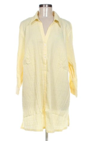 Дамска риза Ulla Popken, Размер 4XL, Цвят Жълт, Цена 38,85 €, #136855362
