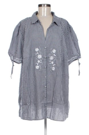 Damenbluse Ulla Popken, Größe 4XL, Farbe Mehrfarbig, Preis 29,99 €, #136856088