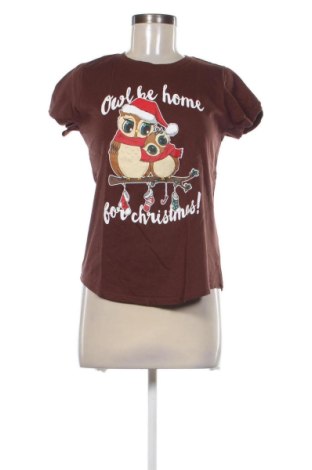 Γυναικείο t-shirt Fb Sister, Μέγεθος M, Χρώμα Καφέ, Τιμή 8,99 €, #136755708