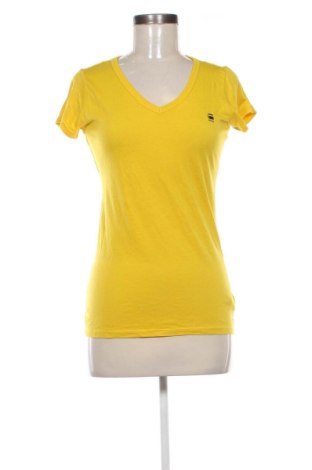 Damski T-shirt G-Star Raw, Rozmiar S, Kolor Żółty, Cena 69,99 zł, #136764266