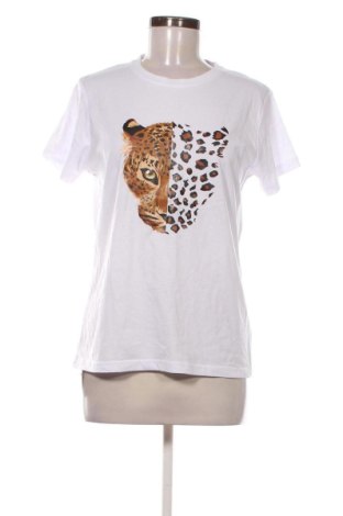 Γυναικείο t-shirt SHEIN, Μέγεθος L, Χρώμα Λευκό, Τιμή 8,99 €, #136776411