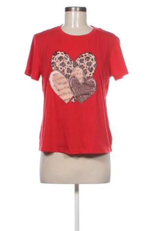 Damen T-Shirt SHEIN, Größe M, Farbe Rot, Preis 8,99 €, #136783096