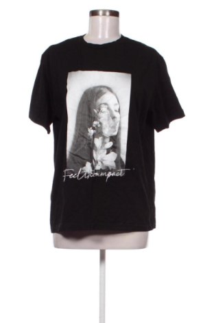 Γυναικείο t-shirt Sinsay, Μέγεθος XL, Χρώμα Μαύρο, Τιμή 7,99 €, #136792266