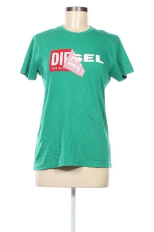 Tricou de femei Diesel, Mărime M, Culoare Verde, Preț 178,99 Lei, #136793012