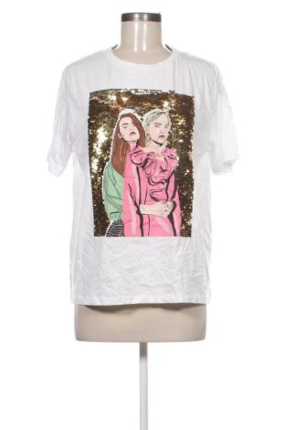 Damen T-Shirt Zara, Größe XL, Farbe Weiß, Preis 8,99 €, #136796096