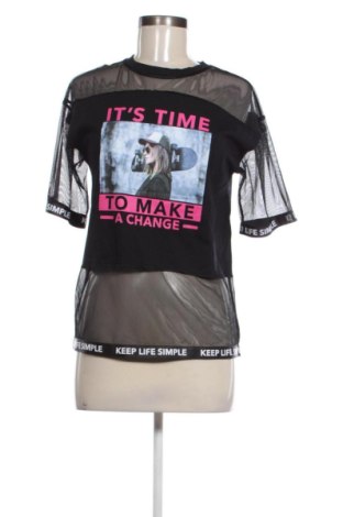 Tricou de femei Sisley, Mărime M, Culoare Negru, Preț 66,99 Lei, #136802064