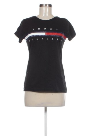 Damski T-shirt Tommy Hilfiger, Rozmiar S, Kolor Czarny, Cena 119,99 zł, #136814651