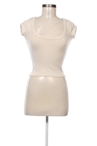 Damen T-Shirt Zara, Größe XS, Farbe Beige, Preis 7,99 €, #136815287