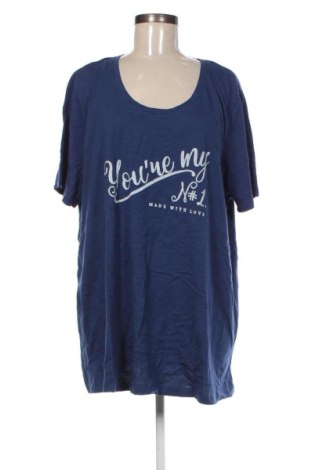 Damski T-shirt Janet & Joyce, Rozmiar 3XL, Kolor Niebieski, Cena 42,99 zł, #136816662
