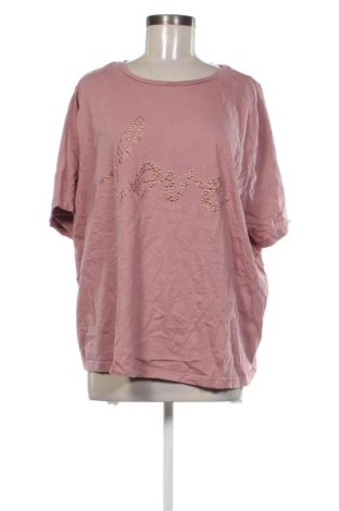 Damen T-Shirt Tu, Größe 4XL, Farbe Aschrosa, Preis 9,99 €, #136823234