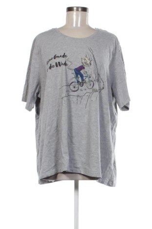 Dámske tričko Ulla Popken, Veľkosť 3XL, Farba Sivá, Cena  14,95 €, #136823775