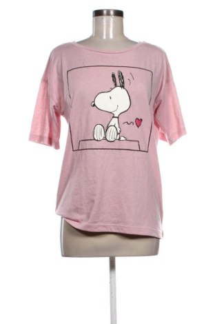Γυναικείο t-shirt Peanuts, Μέγεθος M, Χρώμα Ρόζ , Τιμή 10,99 €, #136824462