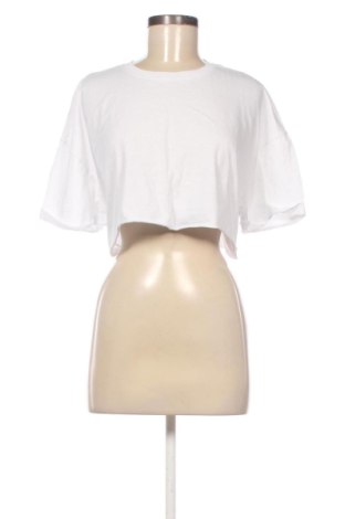 Damen T-Shirt Bershka, Größe L, Farbe Weiß, Preis 8,99 €, #136835311