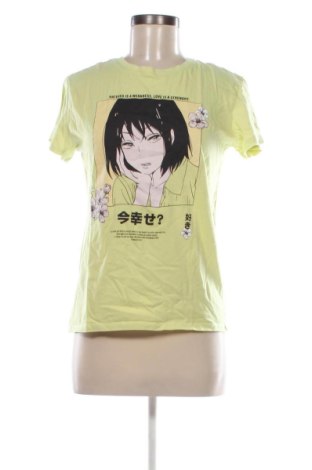 Damski T-shirt Cropp, Rozmiar S, Kolor Żółty, Cena 31,99 zł, #136839246