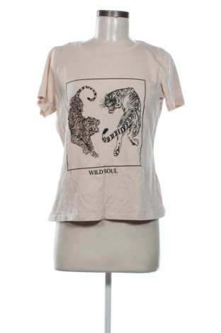 Tricou de femei Mohito, Mărime M, Culoare Ecru, Preț 37,99 Lei, #136839637