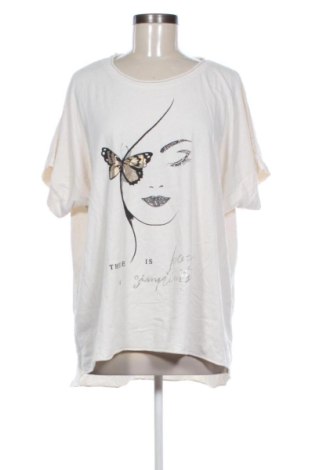 Tricou de femei Unbranded, Mărime XXL, Culoare Ecru, Preț 67,99 Lei, #136839944