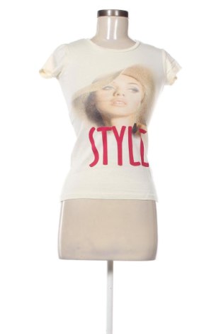 Γυναικείο t-shirt Kenvelo, Μέγεθος XS, Χρώμα Εκρού, Τιμή 7,99 €, #136844040