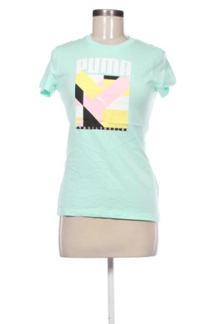 Γυναικείο t-shirt PUMA, Μέγεθος XS, Χρώμα Πράσινο, Τιμή 16,00 €, #136848581